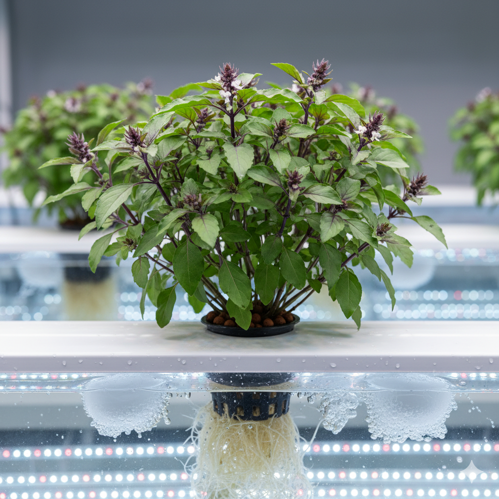 Holy Basil (Tulsi) - Hydroponic Plant