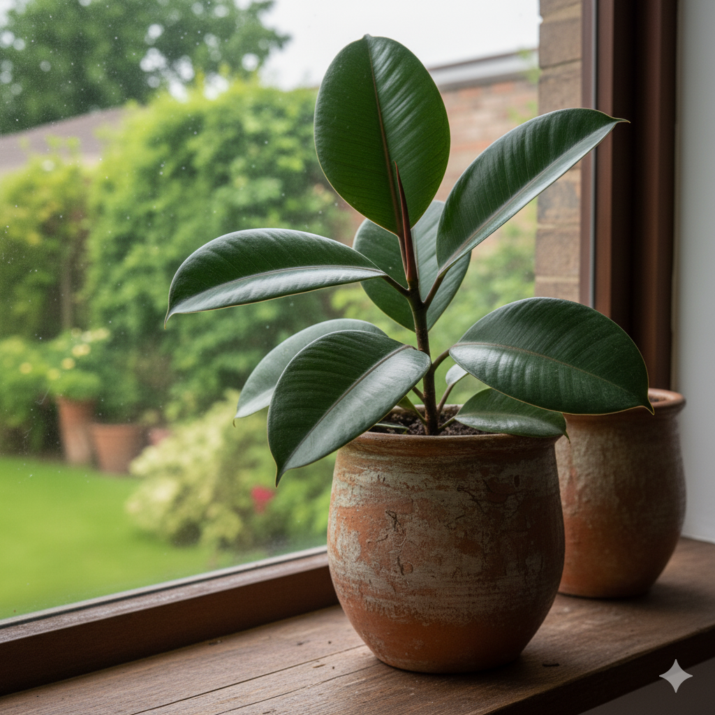 Rubber Plant - Air Purifying Plant